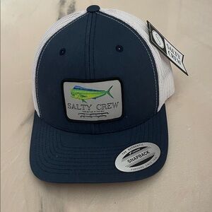 Salty Crew Blue and White Fishing Hat